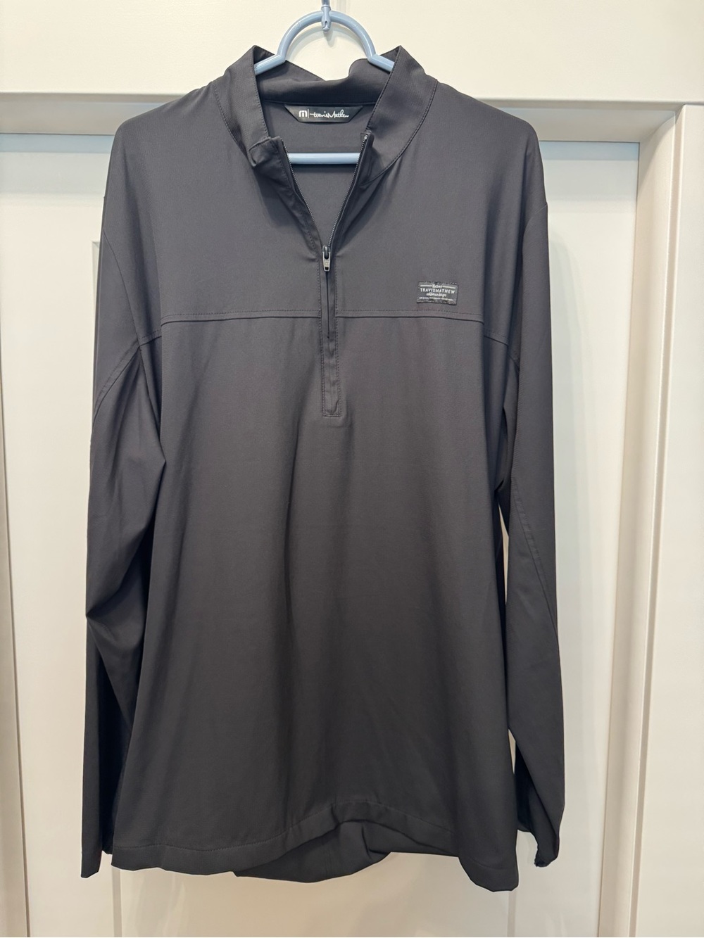 Men’s Travis Mathew Quarter Zip - XXL - Black